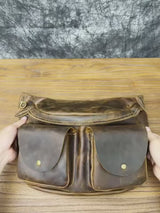 Crazy Horse Leather Shoulder Bag_X
