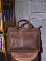 クレイジーホースレザー トートバッグ_O