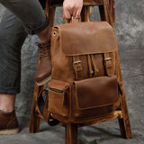 クレイジーホースレザー  リュックサック_C