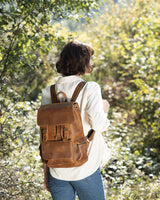 クレイジーホースレザー  リュックサック_C